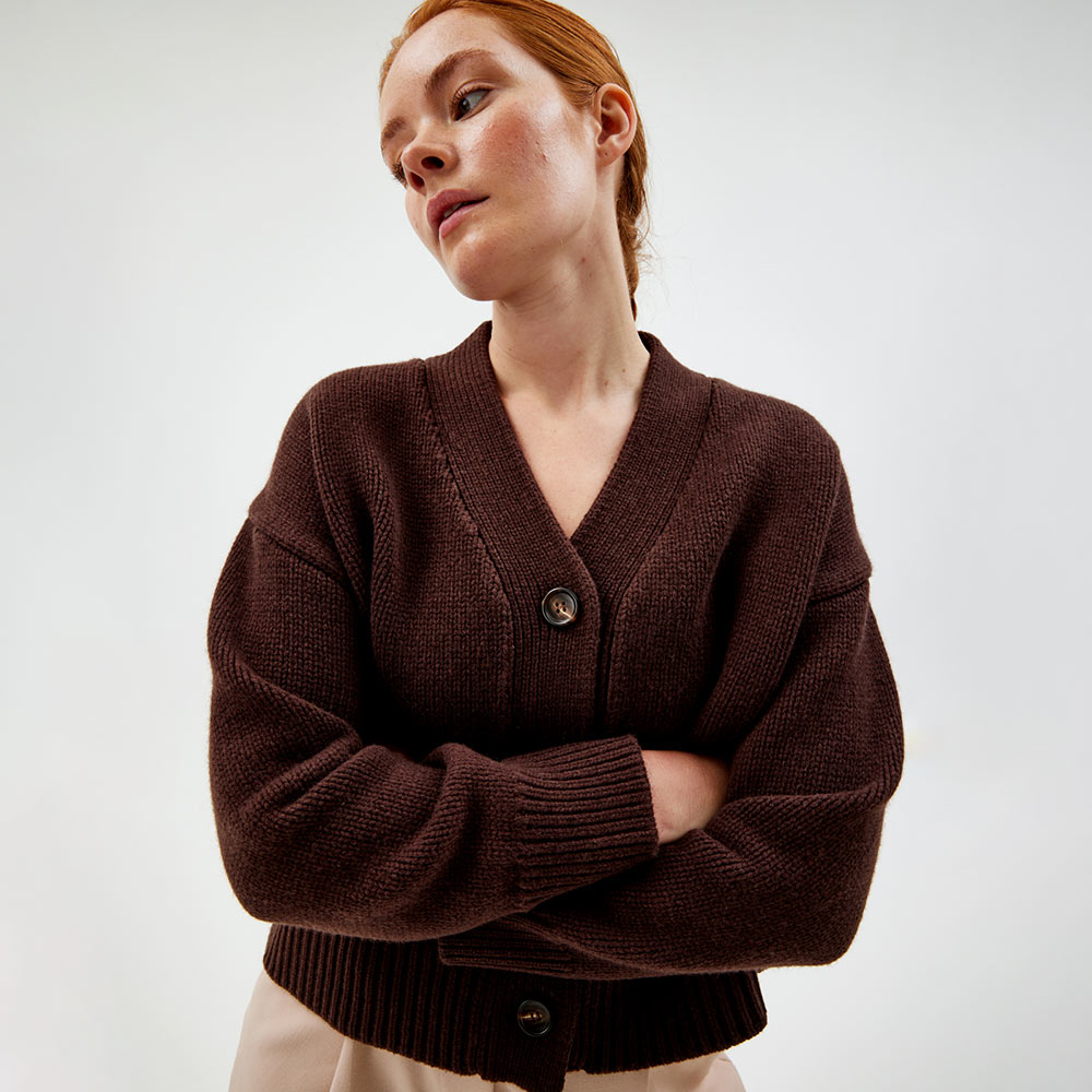 Heavy Wool Cardigan